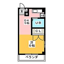 プライベートシェラトン  ｜ 岐阜県岐阜市竜田町５丁目（賃貸マンション1R・1階・23.25㎡） その2