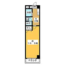 ＰＯＰＯＬＡＲＥ  ｜ 岐阜県岐阜市菊地町２丁目（賃貸マンション1K・3階・29.80㎡） その2