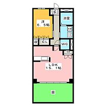 来夢ガーデン  ｜ 岐阜県岐阜市岩田東３丁目（賃貸マンション1LDK・1階・49.58㎡） その2