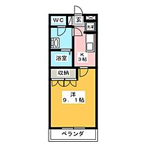 グリーンヒルズ  ｜ 岐阜県岐阜市長森岩戸（賃貸アパート1K・1階・29.75㎡） その2