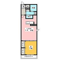 マハロ（Ｍａｈａｌｏ）  ｜ 岐阜県岐阜市加納本町２丁目（賃貸アパート1LDK・2階・52.80㎡） その2