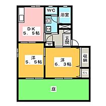 プリマヴェーラ  ｜ 岐阜県岐阜市高田５丁目（賃貸アパート2K・1階・43.75㎡） その2