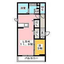 Ｂｅｌｌｆｌｏｗｅｒ高森  ｜ 岐阜県岐阜市高森町４丁目（賃貸アパート1LDK・1階・40.01㎡） その2