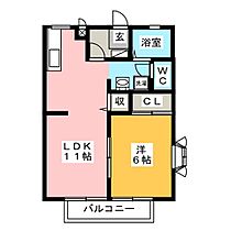 ＮＥＯ・ＨＥＩＧＨＴＳ　東棟  ｜ 岐阜県岐阜市沖ノ橋町３丁目（賃貸アパート1LDK・2階・40.92㎡） その2