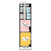 グランシャリオン  ｜ 岐阜県岐阜市幸ノ町２丁目（賃貸マンション1DK・7階・36.68㎡） その2