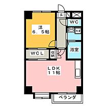 Ｙ’ｓ　Ｓｔａｇｅ　Ｗａｋａｍｉｙａ  ｜ 岐阜県岐阜市若宮町８丁目（賃貸マンション1LDK・8階・43.68㎡） その2