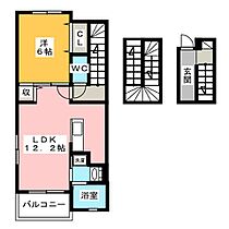 リトルグローブV  ｜ 岐阜県岐阜市北一色９丁目（賃貸アパート1LDK・3階・53.01㎡） その2