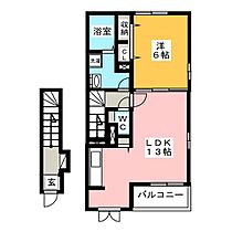 ペッレグリーノI  ｜ 岐阜県岐阜市旭見ケ池町（賃貸アパート1LDK・2階・49.14㎡） その2