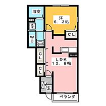 ヴィオラ  ｜ 岐阜県岐阜市細畑５丁目（賃貸アパート1LDK・1階・46.49㎡） その2