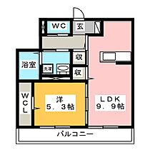 ささら弐番館  ｜ 岐阜県岐阜市安良田町１丁目（賃貸アパート1LDK・3階・41.36㎡） その2