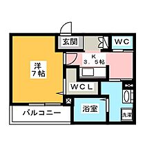 Ｓｈａ　Ｍａｉｓｏｎ田神  ｜ 岐阜県岐阜市田神（賃貸アパート1K・1階・32.01㎡） その2