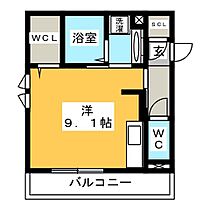 Ｃａｓａ　Ｐｒｉｍｅｒａ（カーサプリメーラ）  ｜ 岐阜県岐阜市高岩町（賃貸アパート1R・3階・23.06㎡） その2