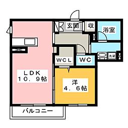 間取図画像 1LDK