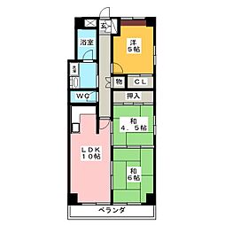 グランコート21 3LDKの間取図画像