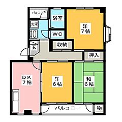 物件の間取り