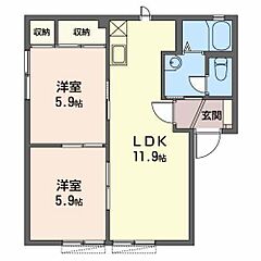 物件の間取り