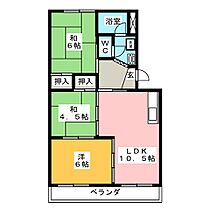 メゾン杉山  ｜ 岐阜県大垣市鶴見町（賃貸マンション3LDK・3階・53.50㎡） その2