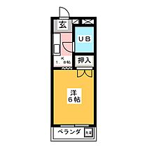 サープラスワンヨシダ　Ｃ棟  ｜ 岐阜県大垣市小泉町（賃貸マンション1K・2階・16.74㎡） その2