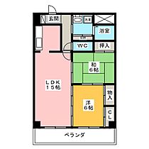 ゴールドハウス  ｜ 岐阜県大垣市世安町３丁目（賃貸マンション2LDK・4階・64.39㎡） その2