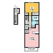 セレノ青柳  ｜ 岐阜県大垣市青柳町１丁目（賃貸アパート1LDK・2階・42.80㎡） その2