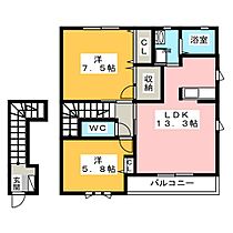 ラフィーネ　A棟  ｜ 岐阜県大垣市本今４丁目（賃貸アパート2LDK・2階・65.90㎡） その2