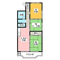 杉野コーポ  ｜ 岐阜県大垣市島里２丁目（賃貸マンション3LDK・5階・55.08㎡） その2