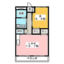 プリマヴェーラ・ワン  ｜ 岐阜県養老郡養老町飯田（賃貸マンション1LDK・2階・41.04㎡） その2