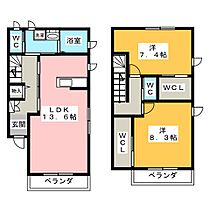 ＦＥＬＩＣＥ　II  ｜ 岐阜県大垣市新長沢町１丁目（賃貸アパート2LDK・1階・83.90㎡） その2