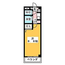 ハイツクオーレ 403 ｜ 岐阜県大垣市栗屋町33番地（賃貸マンション1K・4階・24.20㎡） その2