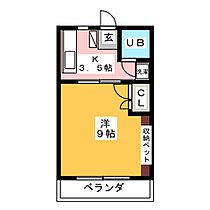 コーポラスシェトア  ｜ 岐阜県大垣市波須２丁目（賃貸マンション1K・2階・24.56㎡） その2