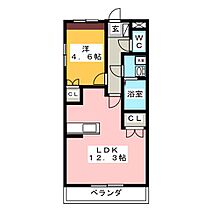 サンライズ朝日  ｜ 岐阜県大垣市桧町（賃貸マンション1LDK・1階・40.59㎡） その2