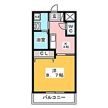 プランドール  ｜ 岐阜県大垣市禾森町３丁目（賃貸マンション1K・2階・30.00㎡） その2