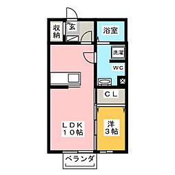 間取図画像 1LDK