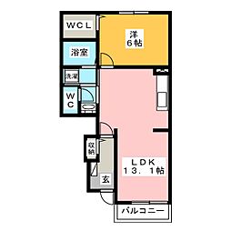 間取図画像 1LDK