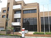 図書館「大垣市立図書館まで1100m」