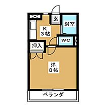 モアメゾン領家  ｜ 岐阜県大垣市領家町３丁目（賃貸マンション1K・3階・21.46㎡） その2