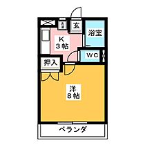 モアメゾン領家  ｜ 岐阜県大垣市領家町３丁目（賃貸マンション1K・2階・21.46㎡） その2