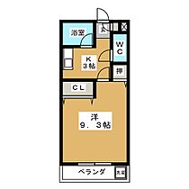 コーポミウラ　II  ｜ 岐阜県大垣市北方町１丁目（賃貸マンション1K・1階・25.92㎡） その2