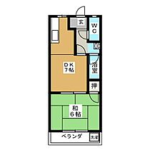 クリエイトハイム安田  ｜ 岐阜県大垣市中野町４丁目（賃貸マンション1DK・1階・29.70㎡） その2