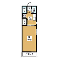 ベルメゾン　Ａ  ｜ 岐阜県大垣市八島町（賃貸アパート1K・1階・23.55㎡） その2