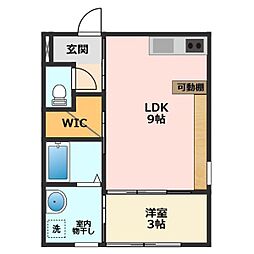 間取図画像 1LDK