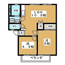 間取図画像 3DK