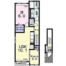 間取図画像 1LDK