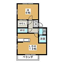 岡田826  ｜ 岐阜県大垣市赤坂町（賃貸アパート1LDK・1階・44.20㎡） その2