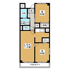 物件の間取り