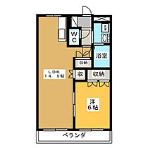 グリーンコート  ｜ 岐阜県各務原市那加前野町２丁目（賃貸マンション1LDK・2階・44.95㎡） その2