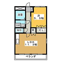 グリーンヒルズII  ｜ 岐阜県各務原市川島緑町４丁目（賃貸マンション1LDK・2階・41.02㎡） その2