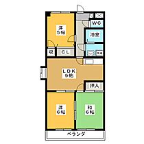 メゾンセジュール  ｜ 岐阜県各務原市那加日新町６丁目（賃貸マンション3LDK・1階・55.08㎡） その2