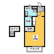 メゾン牧田Ｓ  ｜ 岐阜県各務原市那加甥田町（賃貸アパート1R・1階・26.50㎡） その2