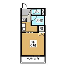 サープラスワン希望Ｂ  ｜ 岐阜県各務原市蘇原希望町２丁目（賃貸マンション1K・2階・18.90㎡） その2